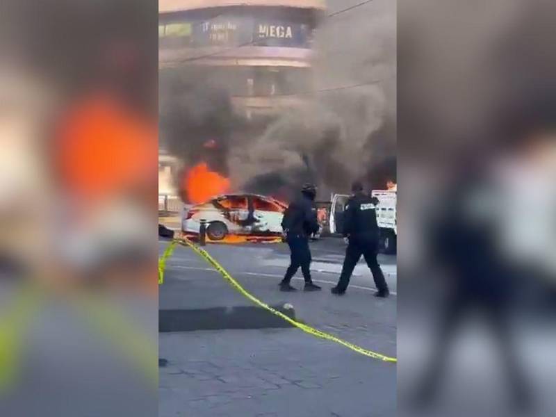 En varios estados están quemando carros los miembros del cartel.