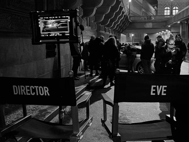 De Armas ha compartido en redes detalles de la grabación de su nueva cinta.