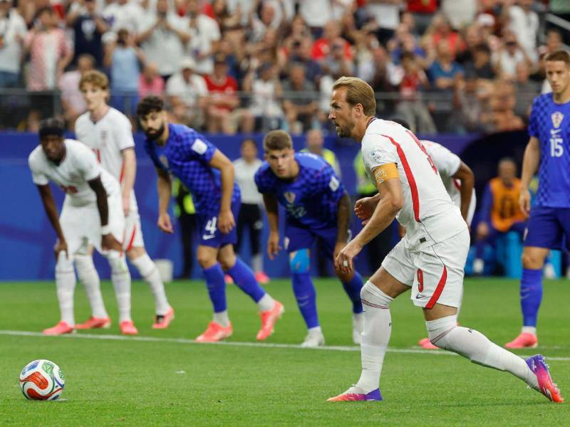 Harry Kane anotó el gol en el segundo intento ante Livakovic.