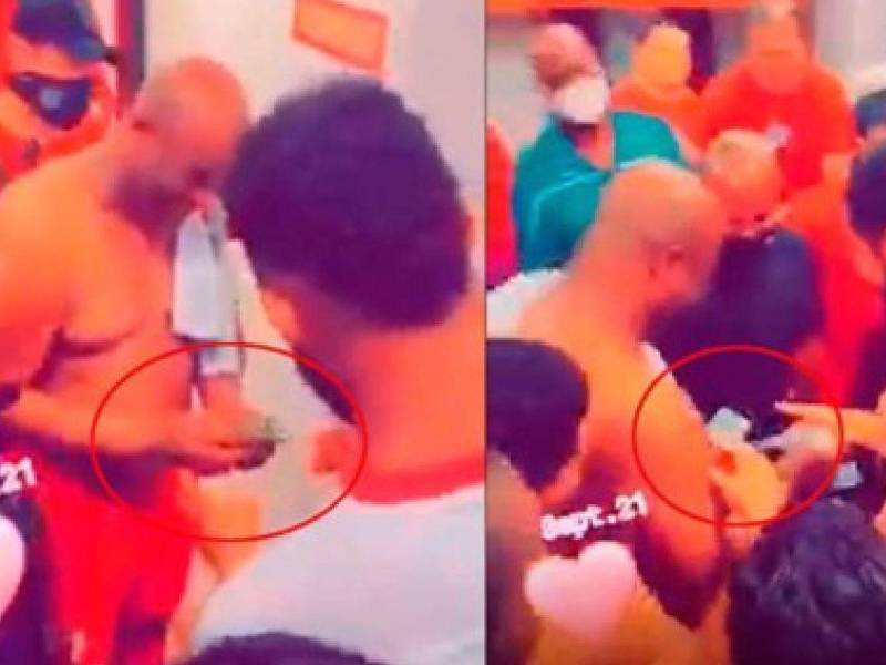 Poco más de tres mil dólares se repartieron en el camerino de Olimpia en Surinam.