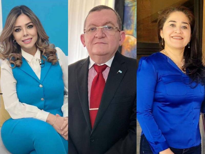 María Antonieta Mejía, Carlos Alberto Flores Guifarro y Diana Herrera Portillo integran la planilla de designados presidenciales de Nasry Tito Asfura.