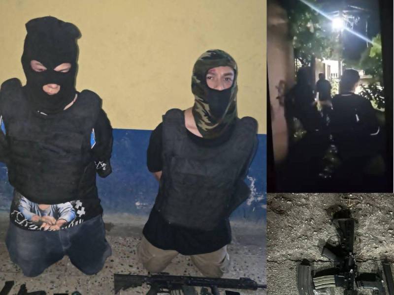 Dos de los supuestos miembros de la pandilla 18 que dispararon contra la Policía Nacional fueron detenidos por las autoridades.