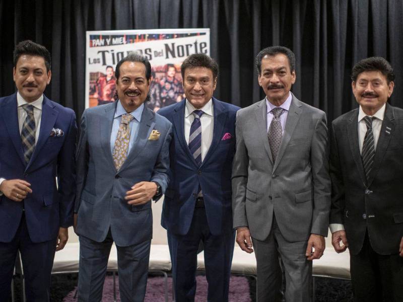 Fotografía de archivo en donde se ven los integrantes del grupo mexicano los Tigres del Norte.