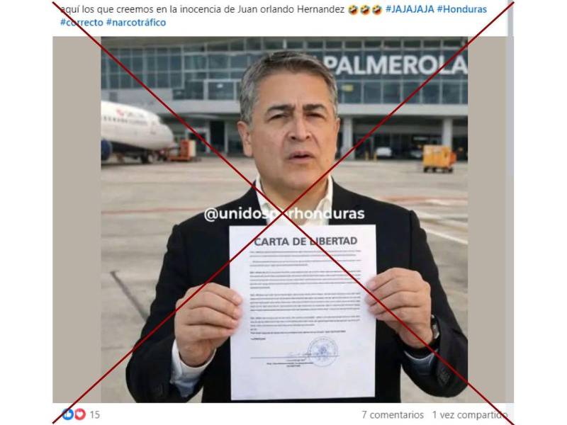 Captura de pantalla a una publicación de Facebook hecha el 13 de marzo de 2026.