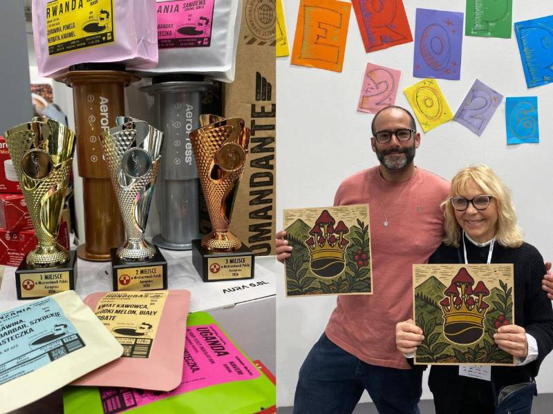Finca Jerusalén y Ebel Café representaron a Honduras en el Paris Coffee Show de 2026 y ganaron el Campeonato Polaco de AeroPress en Varsovia, Polonia.