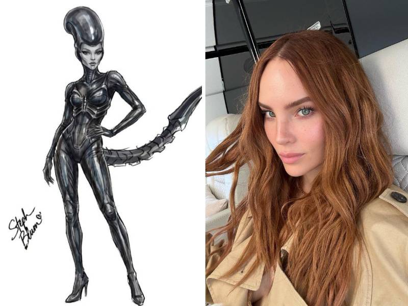 Belinda recreó al xenomorfo de la saga Alien en una nueva edición del Beliween, la fiesta de Halloween que organiza cada año.