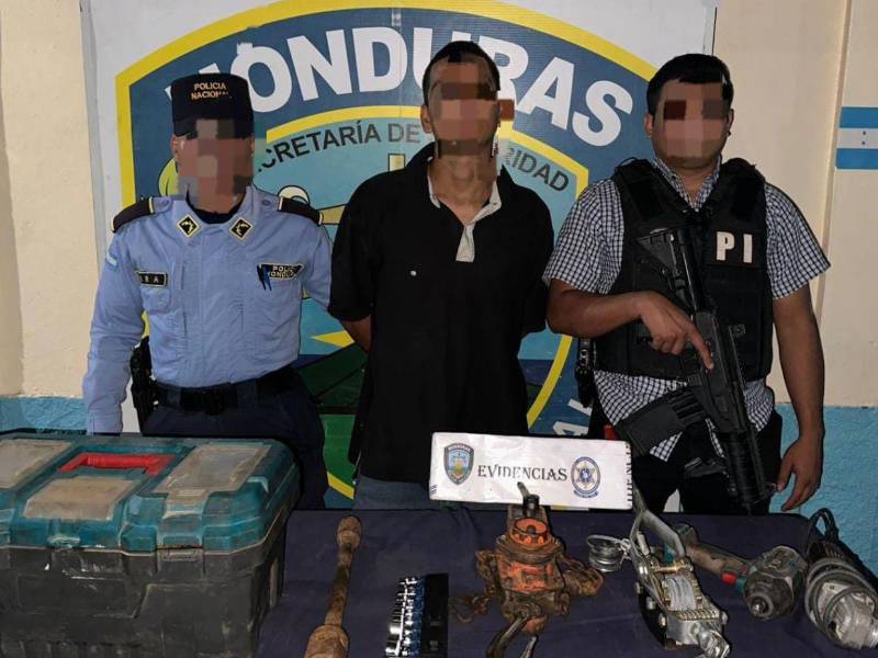El ciudadano, originario de Nicaragua y residente en Guaimaca, Francisco Morazán, fue capturado por agentes de la Dirección Policial de Investigaciones (DPI) en Talanga.