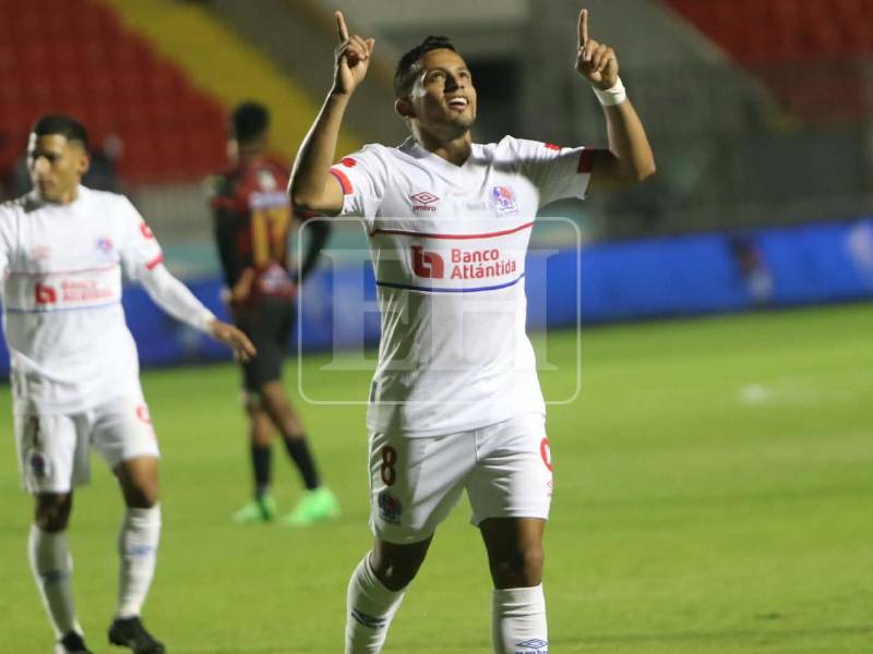 Edwin Rodríguez anotó su segundo gol en este torneo con el Olimpia.