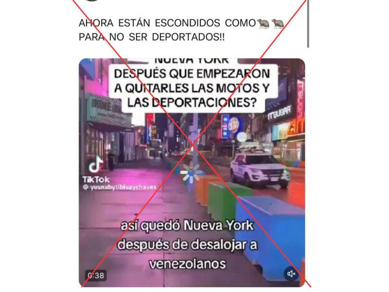 Captura de pantalla hecha a una publicación de X el 31 de enero de 2025