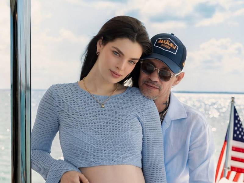 Para Marc Anthony, esta bebé será su octava hija y la primera niña que tendrá junto a Nadia Ferreira.