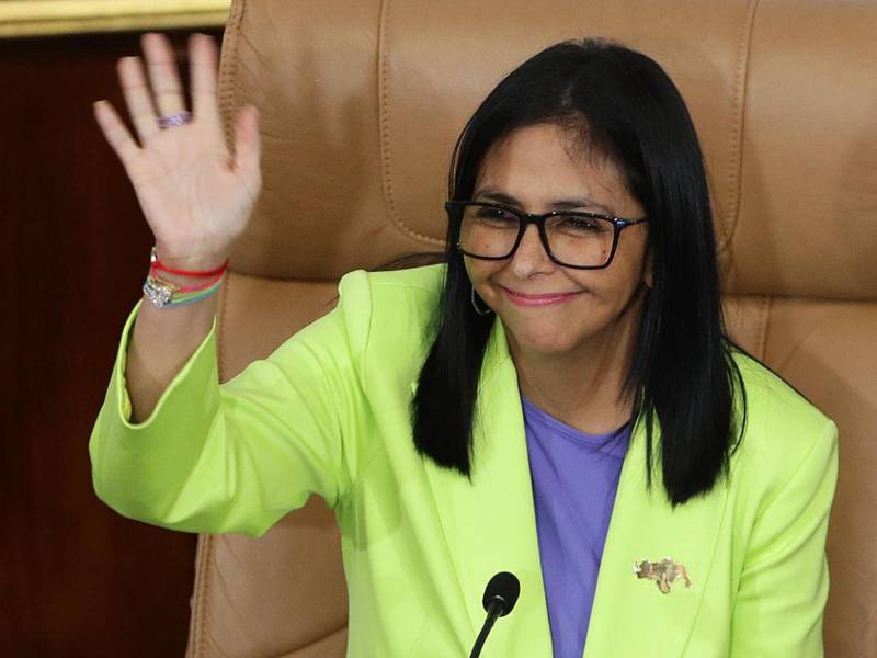La presidenta encargada de Venezuela, Delcy Rodríguez, recibió al director de la CIA, según varios medios estadounidenses.