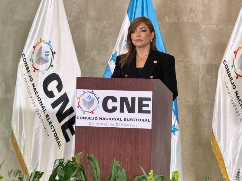 Ana Paola Hall, presidenta del órgano electoral, lamentó las acciones de Marlon Ochoa.