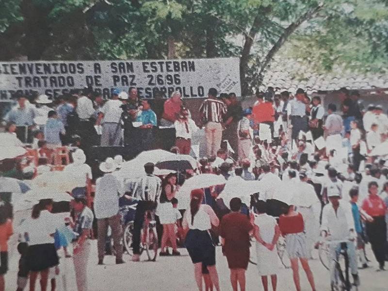El punto de quiebre llegó con el Acuerdo de Paz de San Esteban, firmado el 2 de junio de 1996.