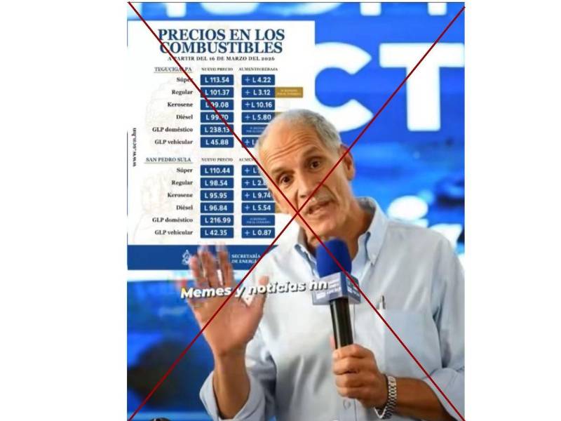 Captura de pantalla a una publicación de Facebook hecha el 16 de marzo de 2026.