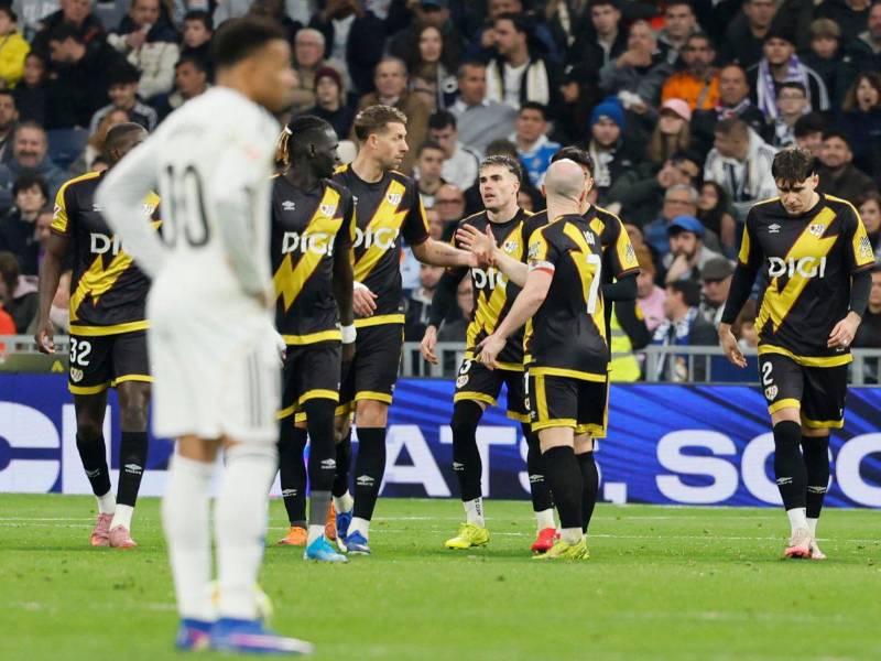 Real Madrid la pasó muy mal de local ante el Rayo Vallecano.