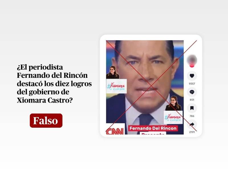 Captura de pantalla a una publicación de TikTok hecha el 9 de diciembre de 2025, adaptada a esta cartela.