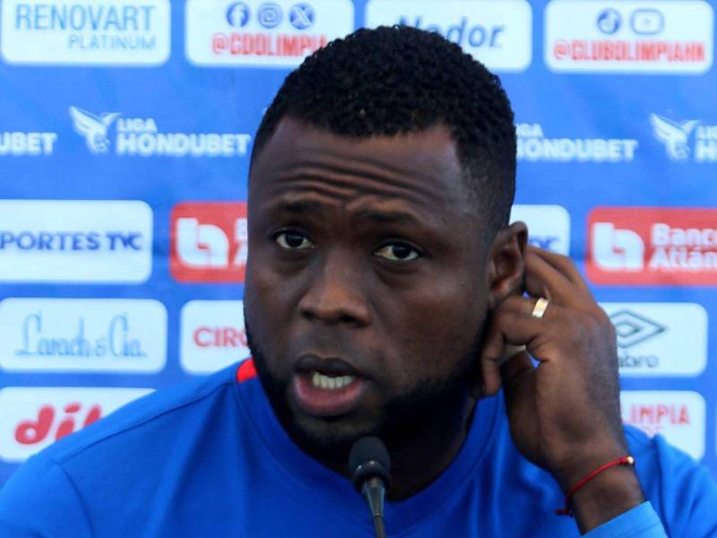 Yustin Arboleda dio la cara por Olimpia en la previa del clásico ante Motagua.