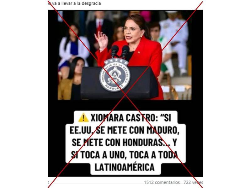 Captura de pantalla a una publicación de Facebook hecha el 14 de agosto de 2025.