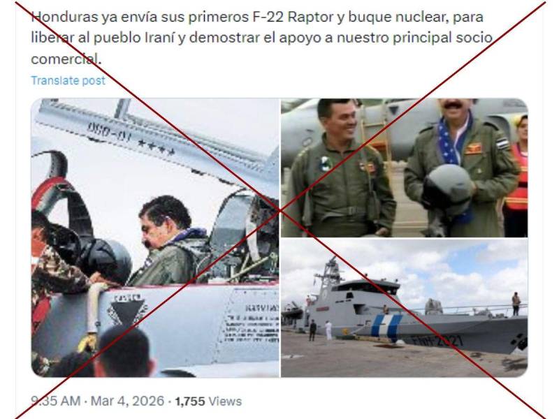 Captura de pantalla a una publicación de X hecha el 5 de marzo de 2026.