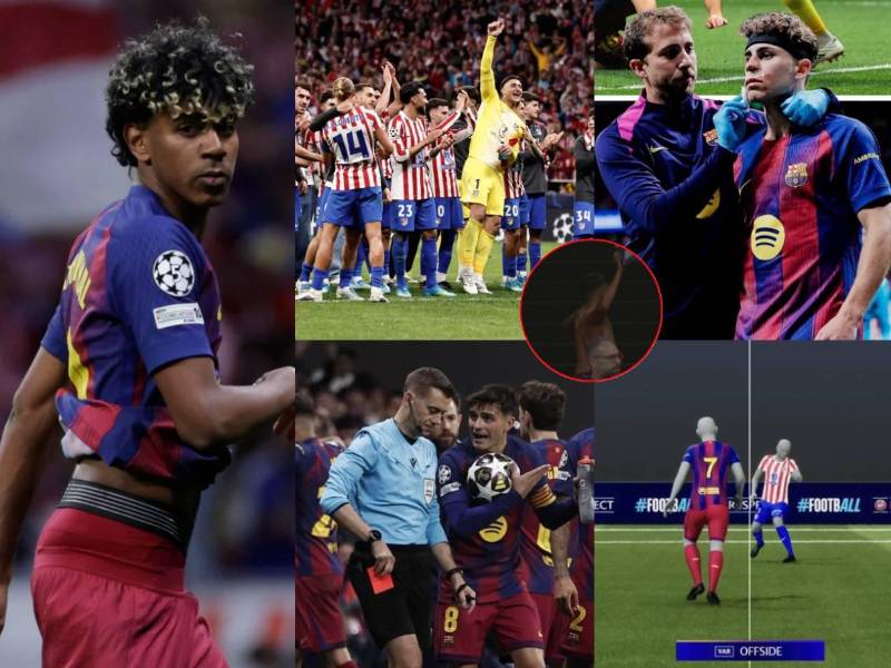 Barcelona quedó eliminado de la Champions League por el Atlético de Madrid. Las mejores postales que dejó el partido.