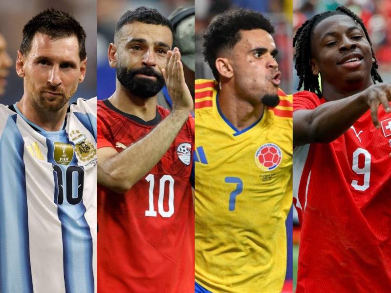 Lionel Messi, Mohamed Salah, Luis Díaz y Johan Manzambi, las grandes estrellas de la jornada mundialista del martes 07 de julio.