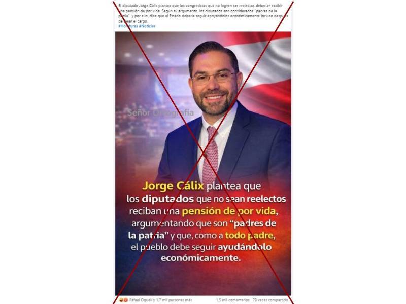 Captura de pantalla a una publicación de Facebook hecha el 10 de marzo de 2026.