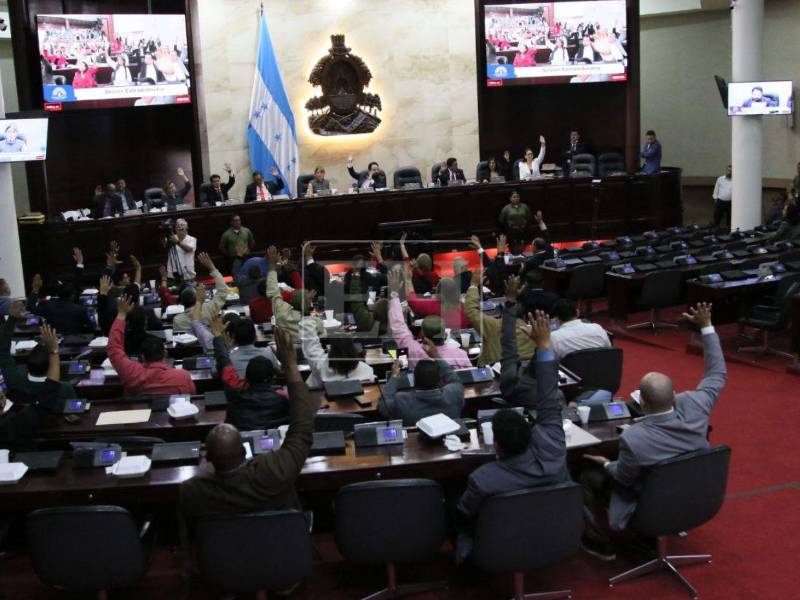 La sesión se realizó solo con parlamentarios de Libre y una congresista del Partido Liberal.