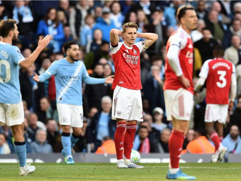 La frustración entre los jugadores del Arsenal fue evidente.