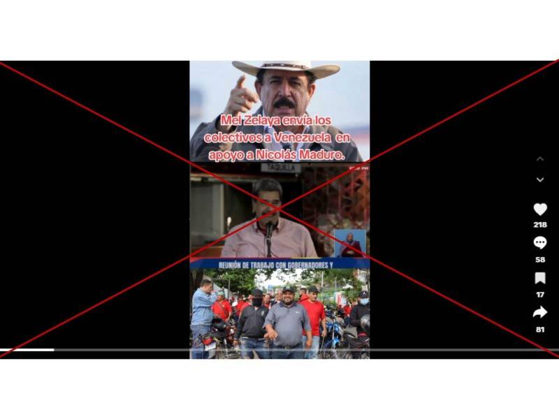 Captura de pantalla a una publicación de TikTok hecha el 19 de agosto de 2025.