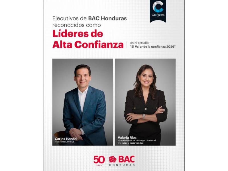BAC Honduras es reconocida por segundo año consecutivo como organización de Triple Confianza