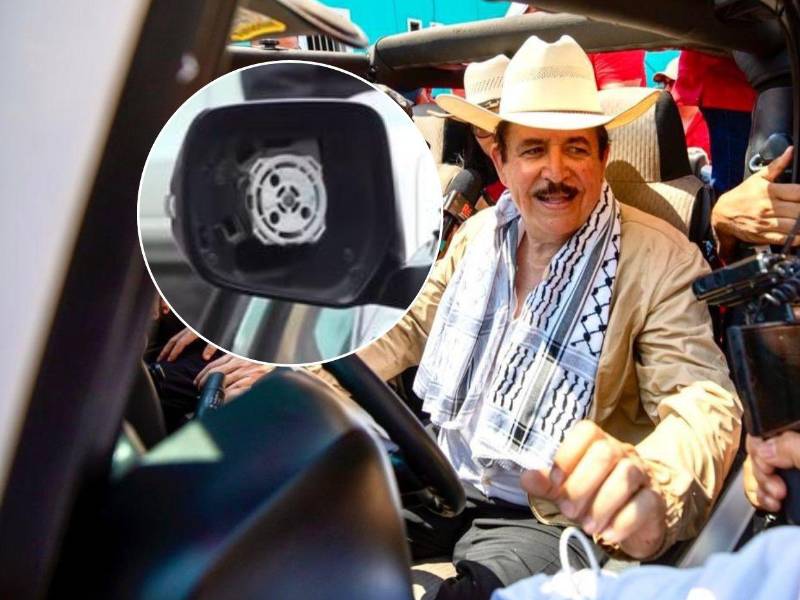 Un caso bastante llamativo se dio la mañana de este 3 de septiembre luego que un auto del expresidente Manuel Zelaya Rosales apareciera sin retrovisores mientras él se encuentra hospitalizado. ¿Dónde ocurrió?