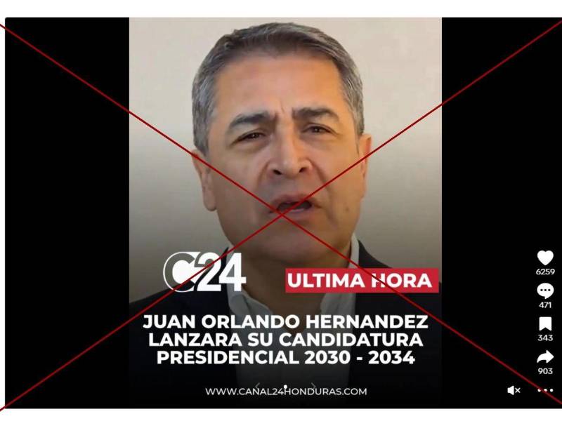 Captura de pantalla a una publicación de TikTok hecha el 8 de diciembre del 2025.