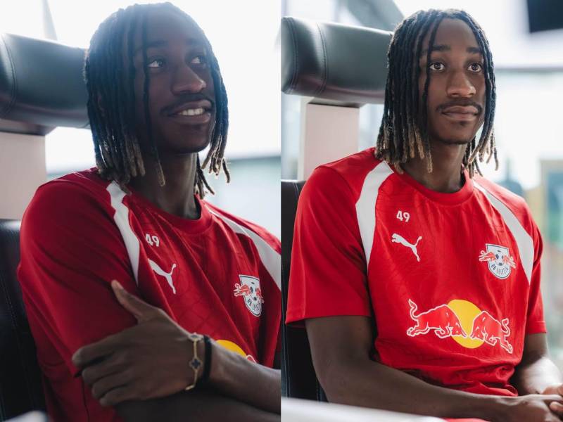 Yan Diomande ha sorprendido al aparecer en entrenamiento del Leipzig.
