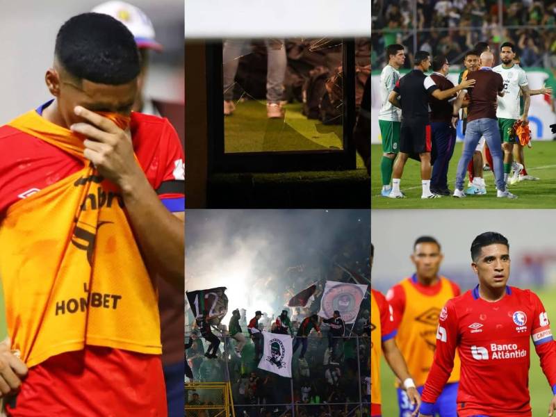 EL HERALDO te muestra las postales que dejó la eliminación de Olimpia a manos de Marathón en triangulares de Liga Nacional.