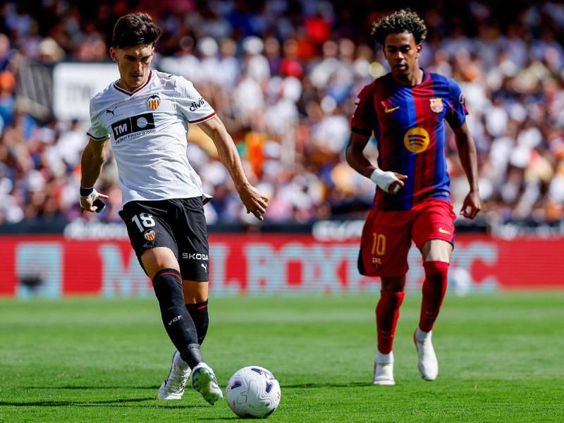 Lamine Yamal tiene ganando al FC Barcelona en casa del Valencia.