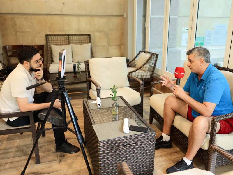 Diego Vázquez en charla exclusiva con nuestro periodista Jafeth Moreno.