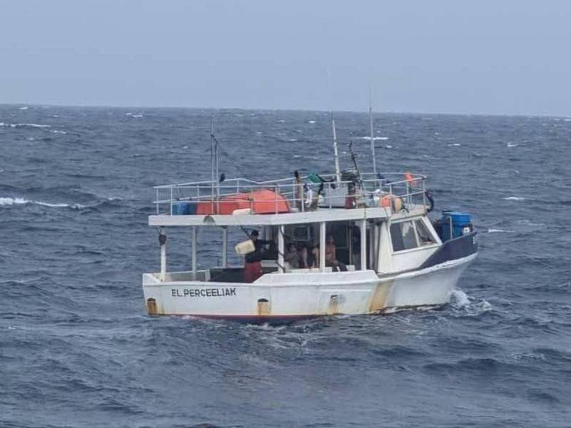 El grupo viajaba a bordo de la embarcación pesquera “El Perceeliak”.