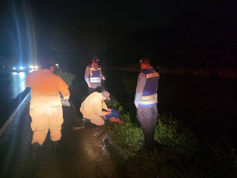La persona fallecida en Talanga no fue identificada por los bomberos.