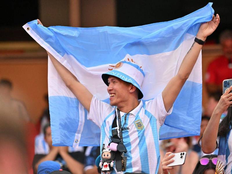 La afición de Argentina es mayoría en el estadio de Kansas City.
