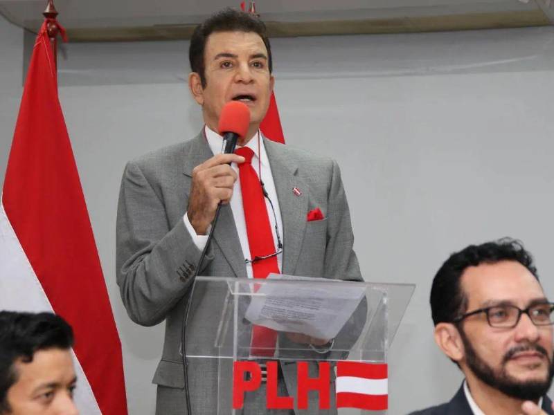 Salvador Nasralla, excandidato presidencial del Partido Liberal.