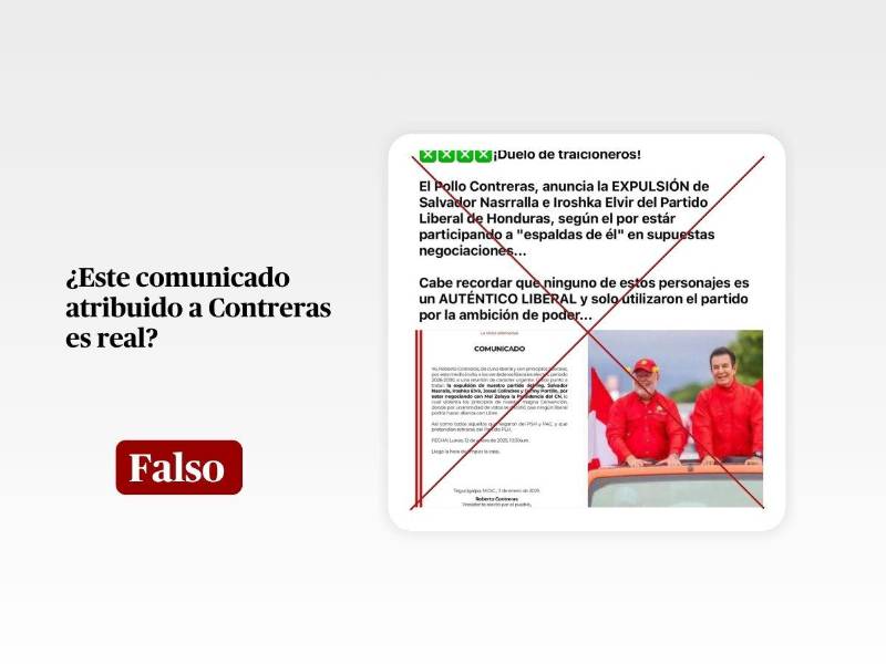 Captura de pantalla a una publicación de Facebook hecha el 7 de enero de 2026, adaptada a esta cartela.