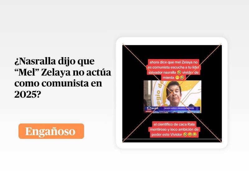 Captura de pantalla a una publicación de TikTok hecha el 22 de octubre de 2025, adaptada a esta cartela.