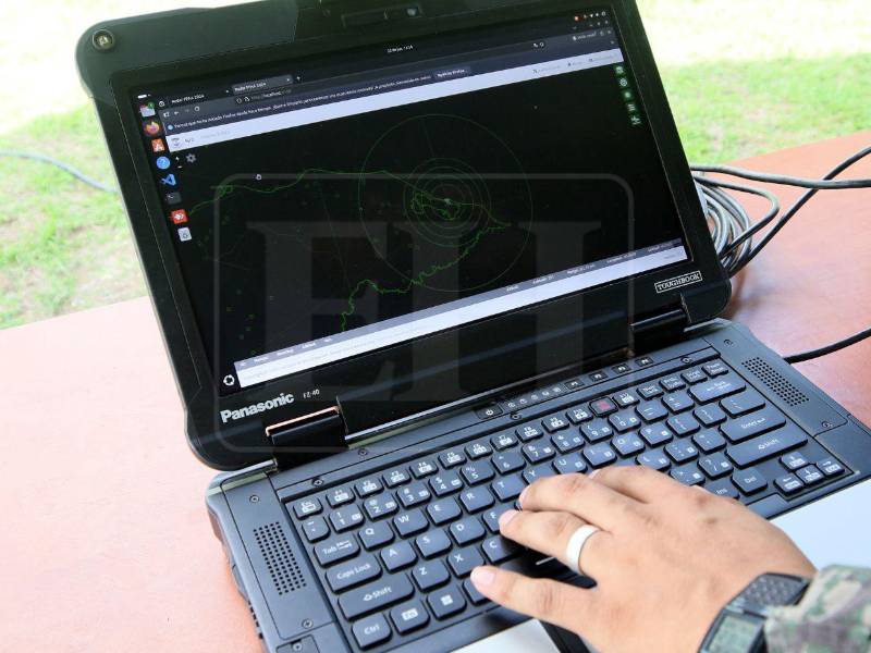 El radar ya fue probado en la base naval de Caratasca, en Gracias a Dios, y en Palmerola, según dijeron las autoridades.