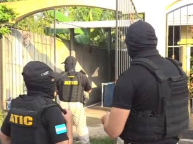 En total, se desarrollan cuatro operativos: tres en el municipio de Santa Rita, Copán, y uno en Villanueva, Cortés.