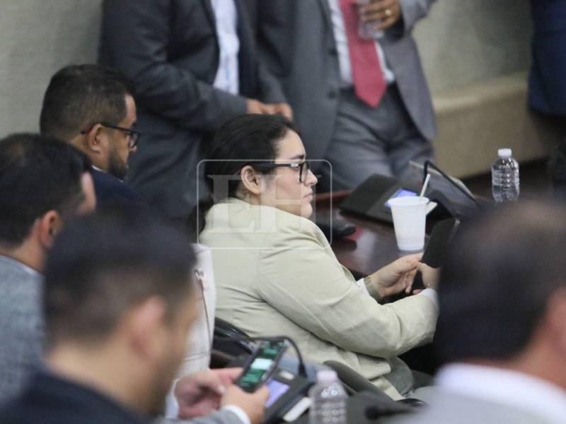 En el puesto de Cuéllar ya se encuentra sentada la diputada Gabriela Alejandra López Dubón.