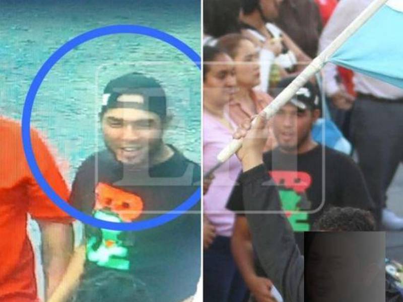 EL HERALDO captó que uno de los sospechosos del ataque contra Gladis Aurora López estuvo presente en la protesta de los colectivos de Libre.