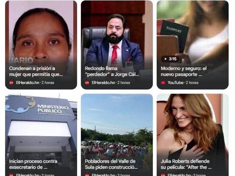 Las noticias de EL HERALDO en Discover son investigaciones, deportes, notas de servicio y demás.