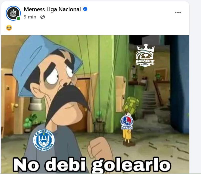 Divertidos memes no perdonan al Olimpia tras perder clásico ante Motagua