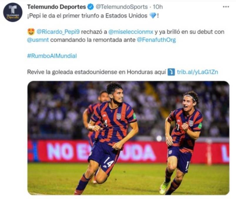 Prensa internacional reacciona a la humillante goleada que EEUU le propinó a Honduras