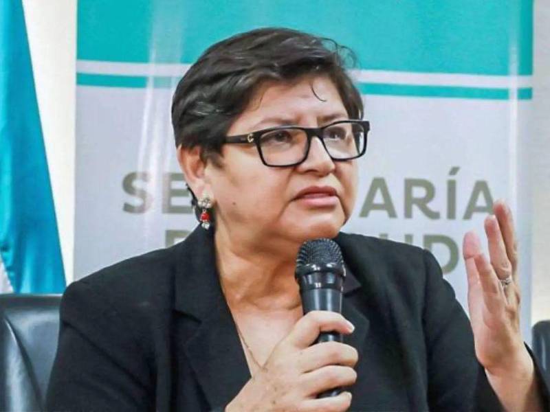 Carla Paredes, exsecretaria de Salud durante el gobierno de Xiomara Castro.